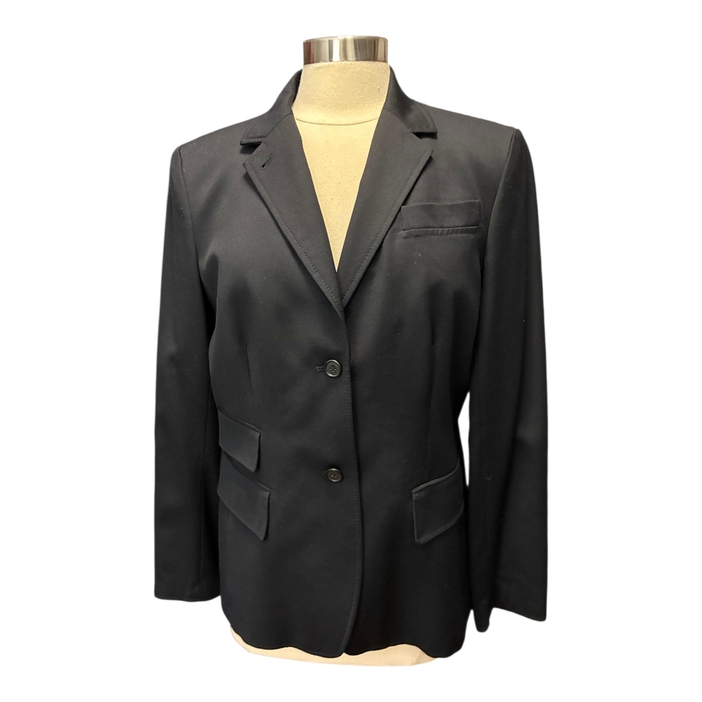 Lands' End | Women's Classic Dark Navy Blazer Size 14